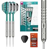 Target Darts Hydro Steel Tip Dart Set, 23G (Barrel 01) | 90% Tungsten Darts, Silver Swiss Point Tips, Pro Grip Tag Shafts & Pro Ultra No.6 Flights, SP Tool Included | Professional Dart Sets