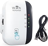 WiFi Extender,WiFi Booster,WiFi Repeater,300Mbps 2.4GHz Wireless WiFi Signal Range Booster Internet Booster with Ethernet Port, Quick Setup Range Extender