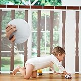 Mesh Rail Guard, Safety Net, Stairs Protective Netting, Railing Stairs Netting, Stairs Guard Protective Netting, Suitable for Stairs, Railings, Cribs, Corridors, Balconies (2m x 78cm)