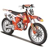 Bburago WRB KTM Cycle - KTM 450 SX-F Factory Edition (2018) Motorbike - 1:18 Scale - Incredibly Detailed Die-Cast Replica Collectible Motorcycle Model, Orange