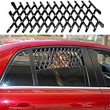 2 Pack Adjustable Car Window Vent Guard for Jaguar X-TYPE 2015-2023, Pet Dog Puppy Ventilation Grill Mesh Safe Car Window Protection Mesh, Vehicle Travel Accessories