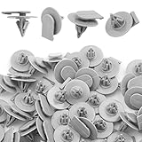 Pulchra 50Pcs Wheel Arch Trim Clips Side Moulding and Wheel Arch Trim Clips For M-ini One COOPER S R50 R52 R53 R55 R56 Grey Plastic Exterior