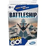 Hasbro Gaming Battleship Strategy Game, Travel Toys for Kids, 2 Player Portable Fun, Grab and Go, Ages 7+