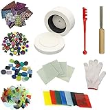 Jiajie Small Microwave Kiln Kit 10pcs/ Set for DIY Jewelry Glass Fusing