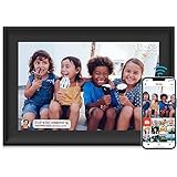 Digital Photo Frame, WiFi 10.1 Inch Digital Picture Frame Built in 32GB Storage Auto-Rotation Use SD Card/USB Driver, 1280x800 Touch Screen, Share Moments Instantly via Frameo App