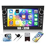 CAMECHO 1G+32G Car Radio for Vauxhall Opel Corsa Astra Vivaro Zafira Combo Support Mirror Link 7" Touch Screen Radio Android 13 Car Stereo with GPS Sat Nav Bluetooth WiFi FM Backup Camera Head Unit