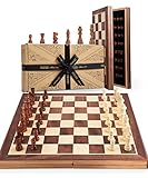 Jaques of London Large Chess Sets | 15" Chess Board | Premium Wooden Set For Adults Luxury | Chess Set For Adults with Staunton Chess Pieces | Since 1795…