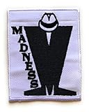 Madness SKA Band Black & White 2 Tone MOD - Embroidered Iron on Sew on Patch
