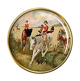 Hunting, Over the Ditch Pin Badge