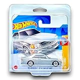 Hot Wheels '89 Mercedes-Benz 560 SEC AMG (Silver) - 4/5 HW Turbo - 2023-150/250 (Short Card) - COMES IN A KLAS CAR KEEPER PROTECTOR COLLECTORS CASE - HKK85