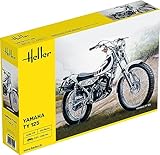 Heller HEL80902 1:8-Yamaha TY 125 Plastic Model kit, Schwarz