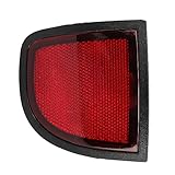 Yctze Car Reflectors Car Rear Bumper Reflector Rear Bumper Reflector Replacement for L200 Triton ML MN 2005 to 2015 Bumper Tail Side Reflector Panel Side Red Left 8355A015