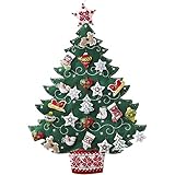 Bucilla Nordic Tree Advent Calendar Felt Applique Kit, 17"x24", 17 by 24-Inch