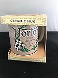 Original Metal Sign Co. Norton Motorbike Classic Retro Art Ceramic Mug in Gift Box