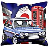 Mk1 Fiesta XR2 Cushion/Pillow, Mk1 Fiesta XR2 Cushion Cover/Pilowcase, Uk Handmade, Can Be Personalised