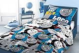 Mattel Thomas The Tank Engine Logo Single Duvet Cover Set,