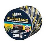 Bostik Flashband Self Adhesive Flashing Tape for Roofs Grey - 75mm x 10m - Provides an Instant Watertight Seal - Quick and Easy Application - Excellent Adhesion