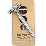 Parker Safety Razor, Model 78R 3-Piece Closed Comb Safety Razor - High Luster Chrome