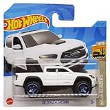 Hot Wheels - '20 Toyota Tacoma - Baja Blazers 4/10 - HKG75 - Short Card - Rays - Pickup Truck - White - Mattel 2023