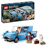 LEGO Harry Potter Flying Ford Anglia Car Toy for 7 Plus Year Old Kids, Boys & Girls, Buildable Model with Ron Weasley Character Minifigure and Hedwig the Owl Figure, Wizarding World Gifts 76424