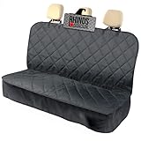 rhinos autostyling COMPATIBLE WITH MAZDA BONGO - Heavy Duty Premium Quilted Dog Cat Pet Hammock Rear Seat Cover