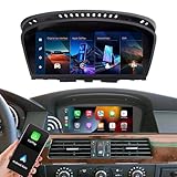 AUTOabc Wireless Carplay/Android Auto 8.9'' Touchscreen Multimedia Radio Receiver for BMW 3/5er E60/E63/E64/E90/E91/E92/E93 2005-2010 CCC Linux Screen Jahr mit NBT-System HD 1920 * 720