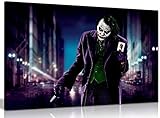 Joker & Card Batman Canvas Wall Art Picture Print (18x12in)