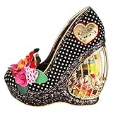 Irregular Choice Canary Cabaret Black Bird Cage High Heel Platform Shoes (Black, UK Footwear Size System, Adult, Women, Numeric, Medium, 5)