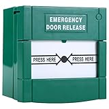 UHPPOTE Resettable Break Glass Fire Emergency Exit Release Button For Exit Door