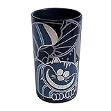 Gift Republic GR450029 Cheshire Cat Mug, Porcelain, Black, 350 ml