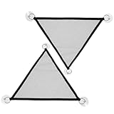 2Pcs Bearded Dragon Hammock, Black Breathable Mesh Reptile Hammock for Lizards, Geckos, Lguanas, Axolotls, Anoles, Snakes, Chameleon