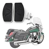 Artudatech Motorbike Foot Rests, Motorcycle Front and Rear Floorboard Footboard Footpeg Footrest for YAMAHA V-STAR XVS, HON-DA VTX 1800 1300, SUZU-KI VL800 VL400 C50