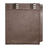 100 x Brown Enviro Tile Slate Roof Lightweight Synthetic Plastic Roofing Conservatory Porch Garage Shed Shingle