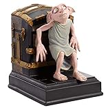 The Noble Collection Harry Potter Dobby Bookend - 7.5in (19cm) Hand-painted House Elf Bookend Sculpture - Harry Potter Film Set Movie Props Gifts