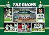 RJR PRINTS Celtic - ' The Bhoys ' 2024/5 Team Football Players Multi Signed A4 Montage Photo Print Which Would Make A Great Gift For Any Fan.