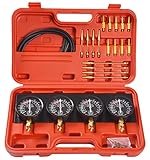 DHA Motorcycle Fuel Vacuum Carburetor Synchronizer Carb Sync Balancer Gauge Tool Kit for Honda Yamaha Kawasaki Suzuki
