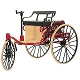 1:12 Scale Vintage Tricycle Model Ornament Retro Alloy Trike Decoration for Home Educational Toy for Children