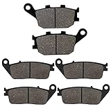 Cnornus Front and Rear Brake Pads for Honda CB 600 F Hornet 600 2000-2012 CBF600 2004-2006 CBR 600 F 1995-1998 CBF1000 Non ABS 2006-2015
