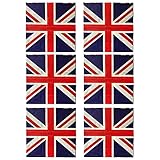 ZOPPER 12 x Union Jack Paper 2ply Napkins UK Flag Tableware Party Supplies for Celebrate The King Charles Coronation Decorations