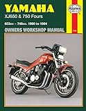 Yamaha XJ 650 and XJ 750 Fours Owners Workshop Manual, No. M738: '80-'84 (Haynes Manuals)