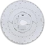 125kmh Black Combi Analogue Tachograph Charts