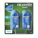 Nicorette Cools 2 mg Icy Mint Lozenges, 4 x 20 pack (Quit Smoking & Stop Smoking Aid)