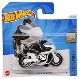Hot Wheels - 1966 Triumph Tiger 100 - Factory Fresh 10/10 - HRY62 - Short Card - Motorcycle - Mattel 2024 - 1:64