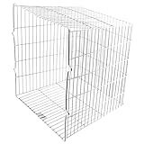 SPARES2GO Universal Zinc Coated Terminal Guard Square Deep Boiler Flue Cage (11'' x 10'' x 10.5'')