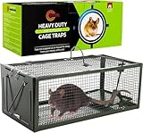 Ratkil Live Rat Cage Trap - UPGRADED Large Humane Mouse Traps & Rat Traps for All Weather - Home & Animal Friendly Control - Reusable Heavy Duty Solution for Rat, Mouse, Squirrel, Rodent Infestations