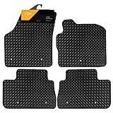 FSW - Tailored Car Mats - Freelander 2013-2018 - HEAVY DUTY 3mm Rubber Matting - Anti Slip Mat - Waterproof, Non Slip Car Floor Mat, Fitted with Clips & Anti Slip Backing - 4 Rubber Floor Mat Set