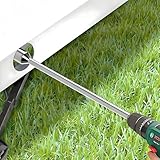 Double Dragon, 30cm Caravan Corner Steady Jack Leg Winder Drill Adaptor Attachment - 19mm Caravan Stand Jack Extension Socket Adapter, 19mm Socket, 30cm Hexagonal Shaft, For caravans and mobile homes