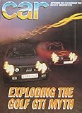 CAR magazine 09/1984 featuring VW Golf GTi,Fiat Strada Abarth 130TC, Toyota MR2, Maserati