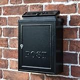 Black 'Oxford' Wall Mounted Post Box