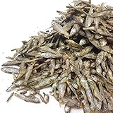 The Aqua Shack Natural Dried Whole Fish Whitebait Sprats Food Arowana Oscar Flowerhorn Cichlid (500g)